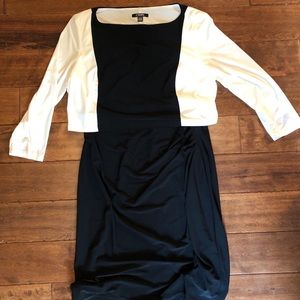 Chaps size XL black and white dress. Never worn.